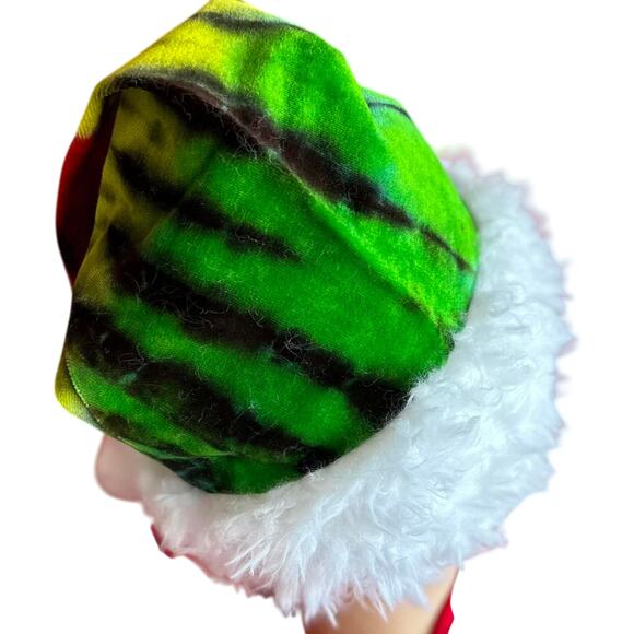 Handcrafted Tie-Dye Santa Hat - Picture 5 of 8